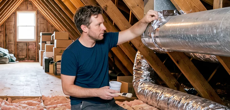 Duct Board Leak Repair in Sugar Land