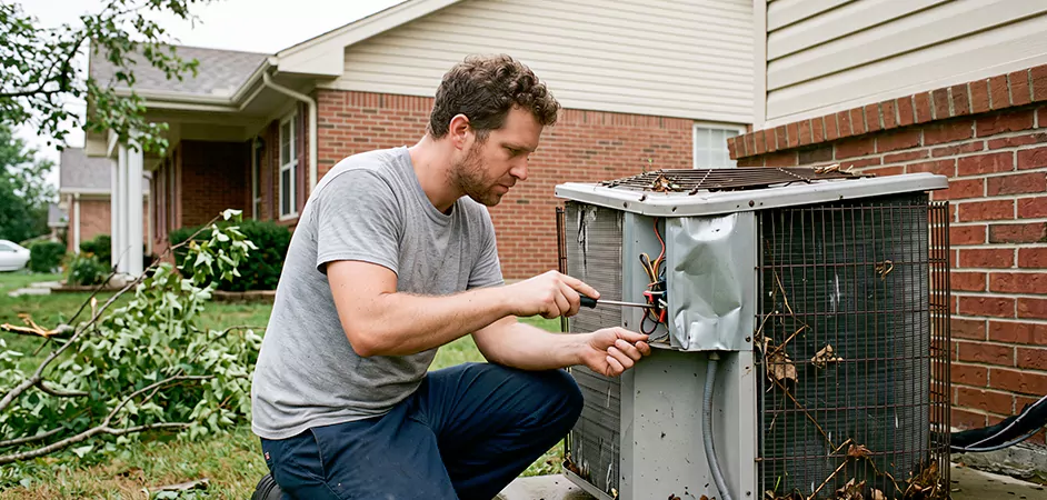 Storm Damage HVAC Restoration in Sugar Land